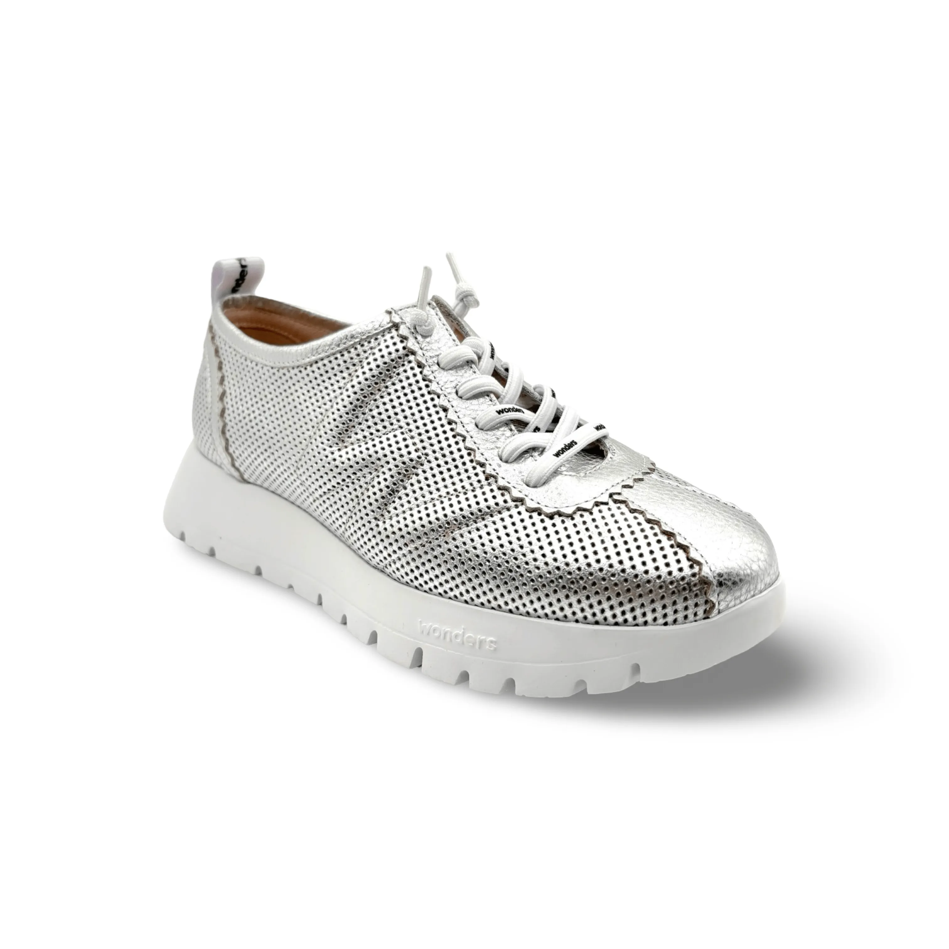 A2424 Silver Metallic Sneaker