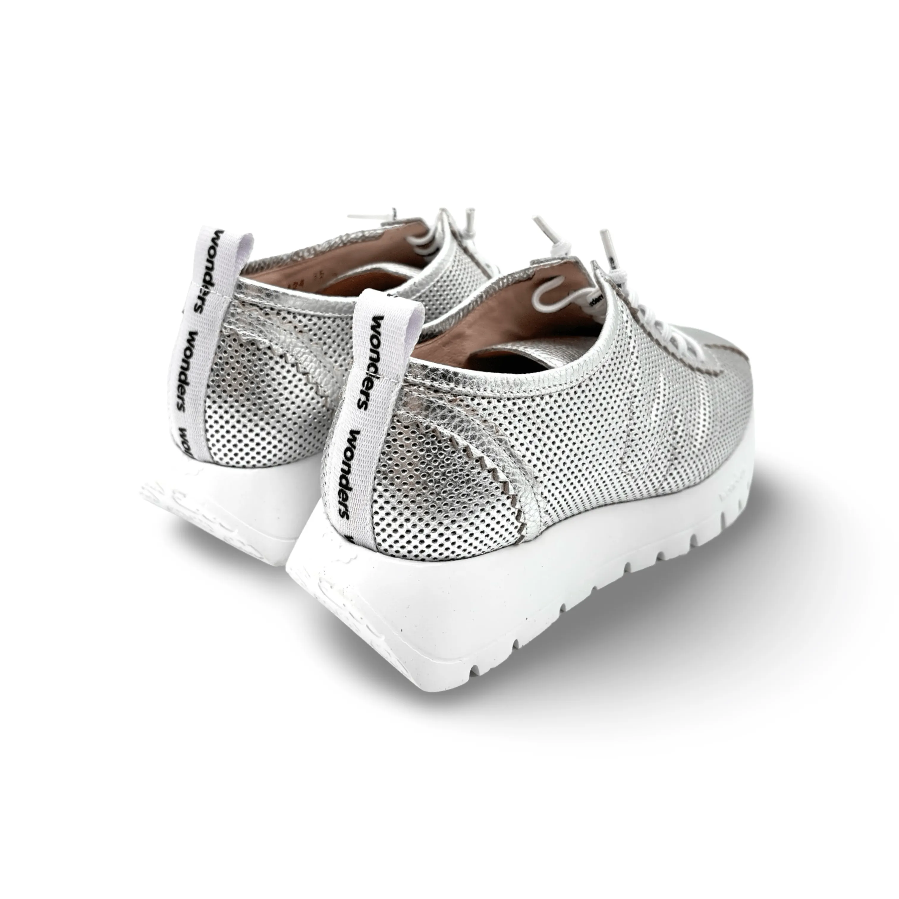 A2424 Silver Metallic Sneaker