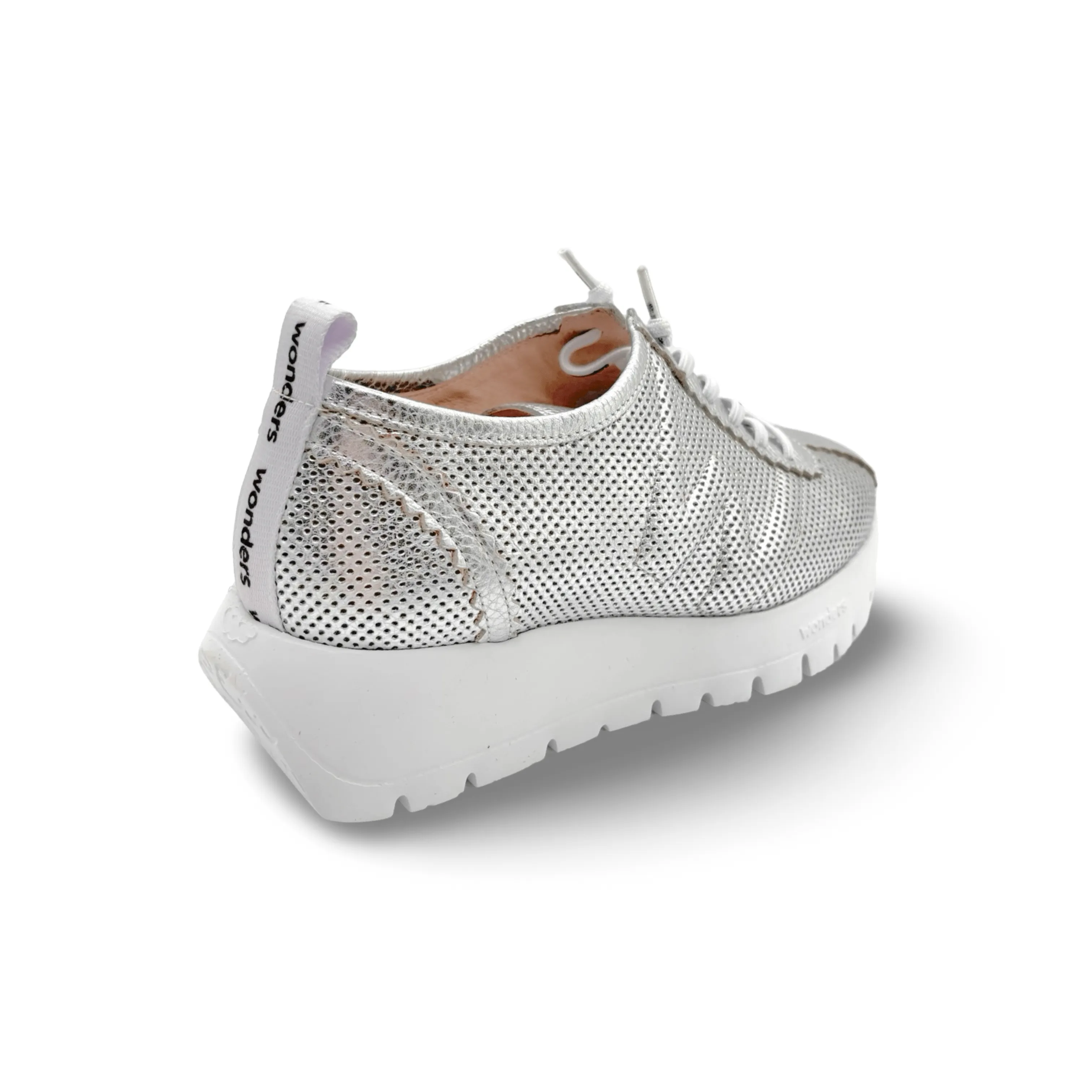 A2424 Silver Metallic Sneaker