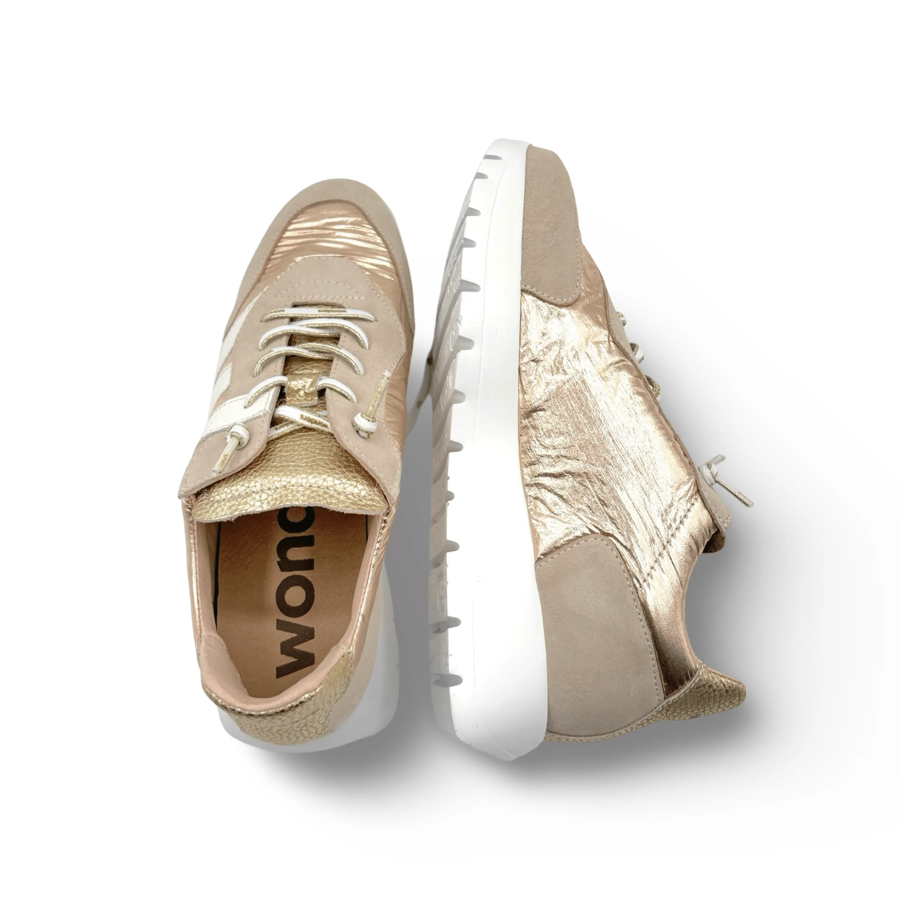A2464 Beige Gold Sneaker