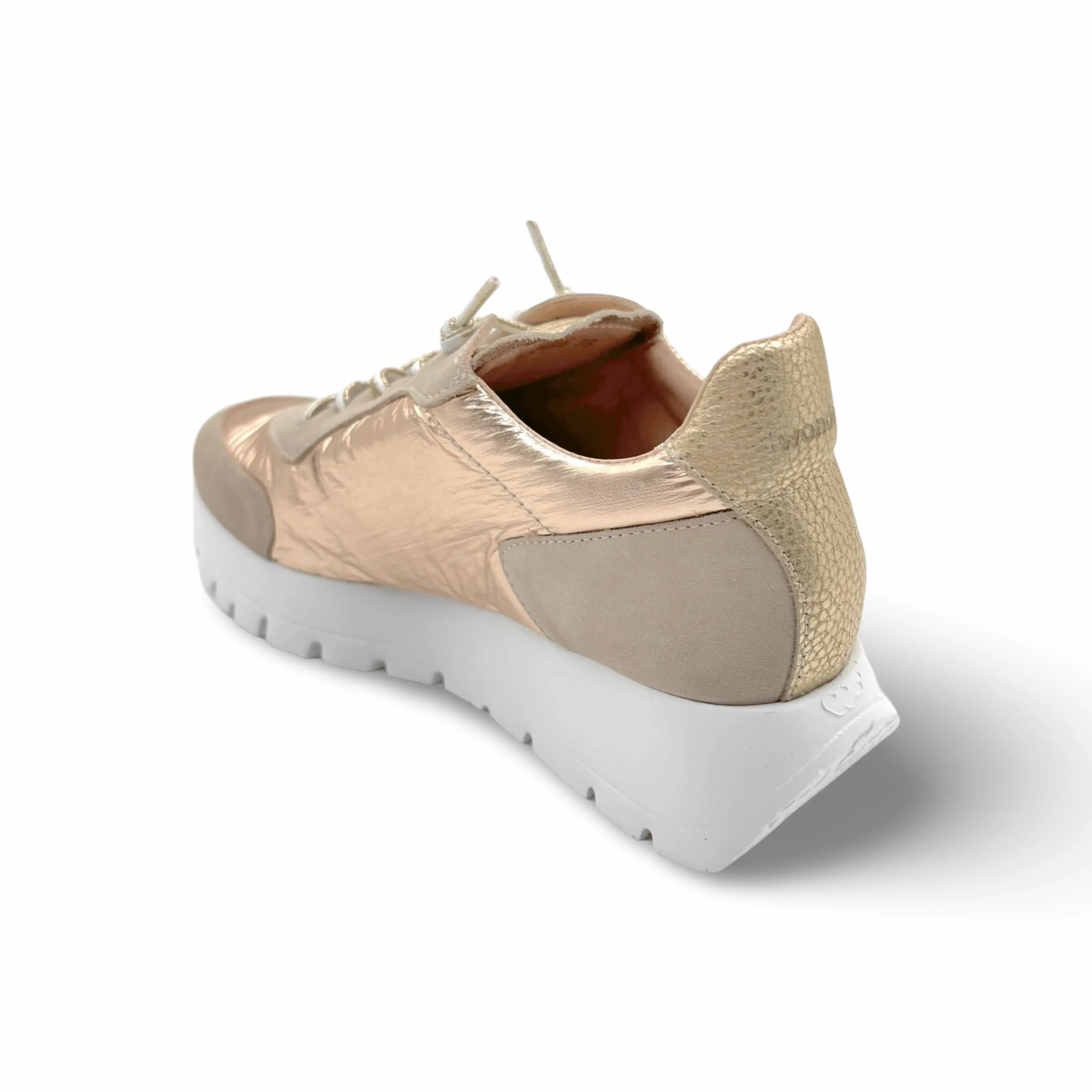 A2464 Beige Gold Sneaker