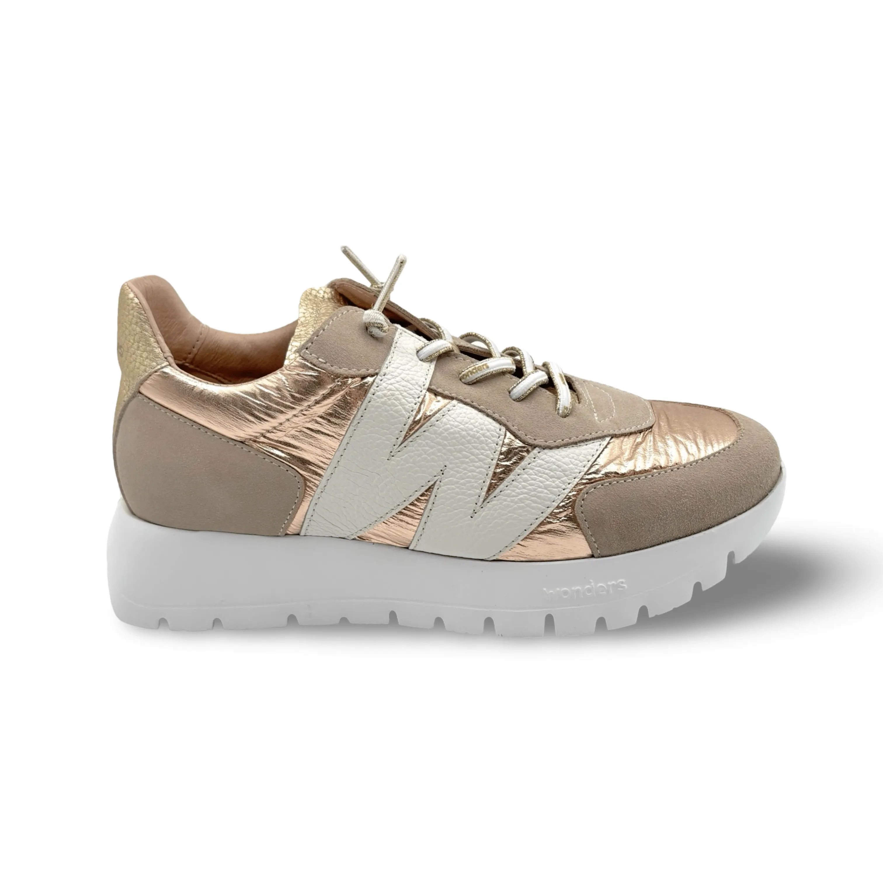 A2464 Beige Gold Sneaker