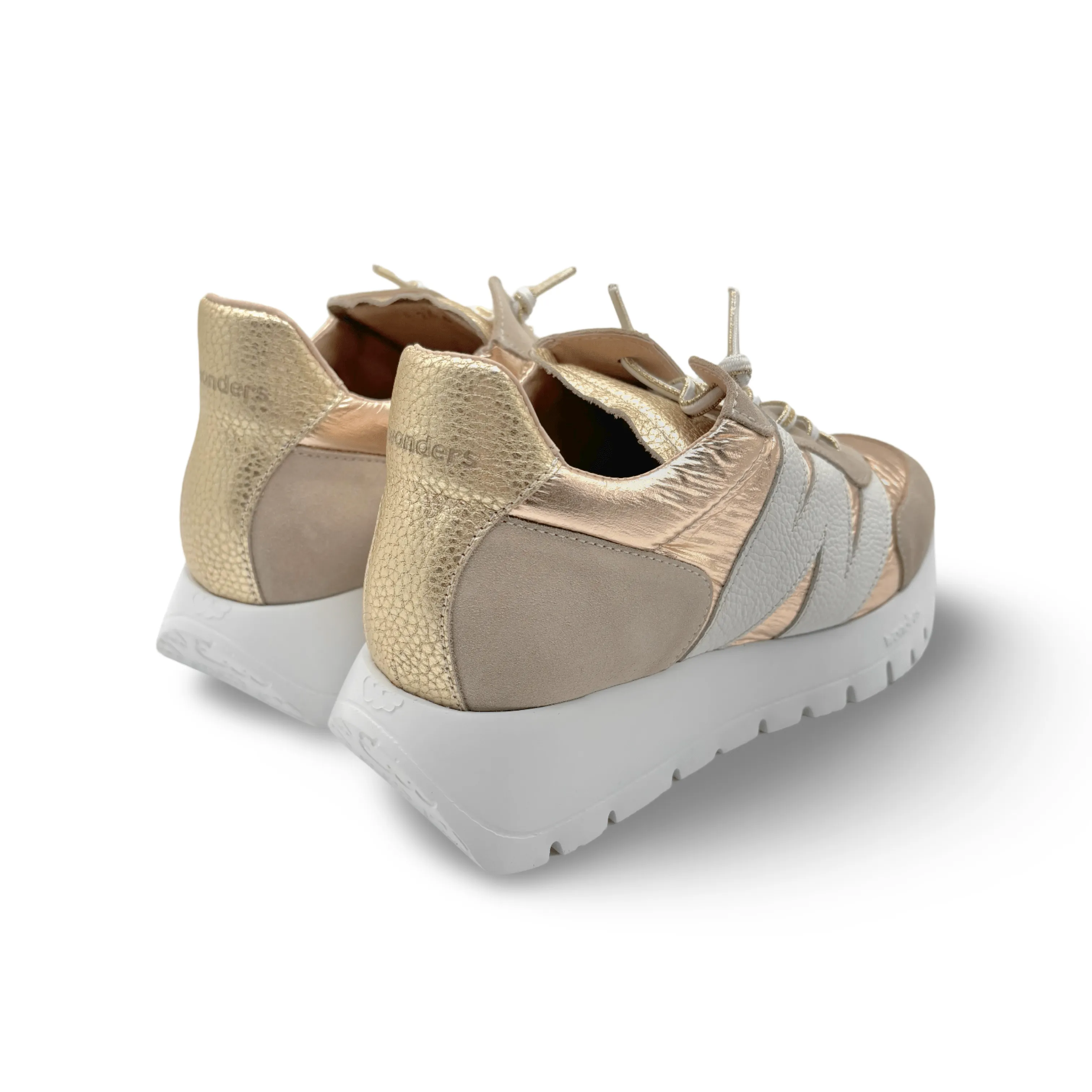 A2464 Beige Gold Sneaker