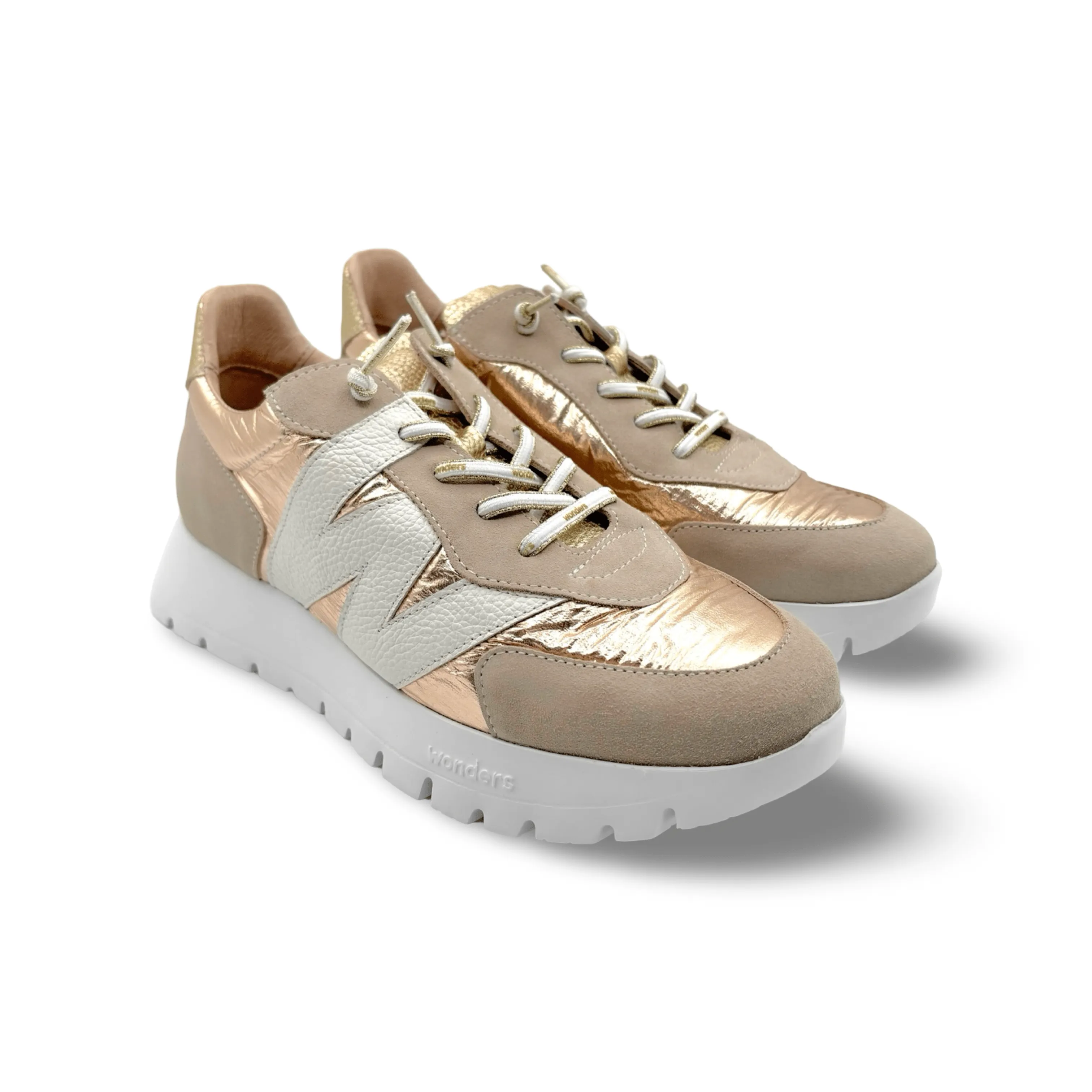 A2464 Beige Gold Sneaker