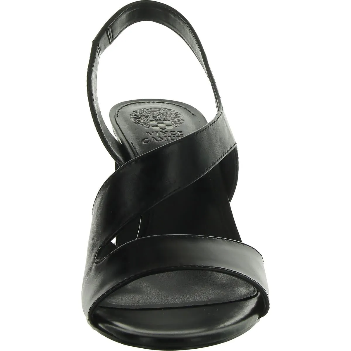 ABBEANNA Womens Leather Round toe Heels