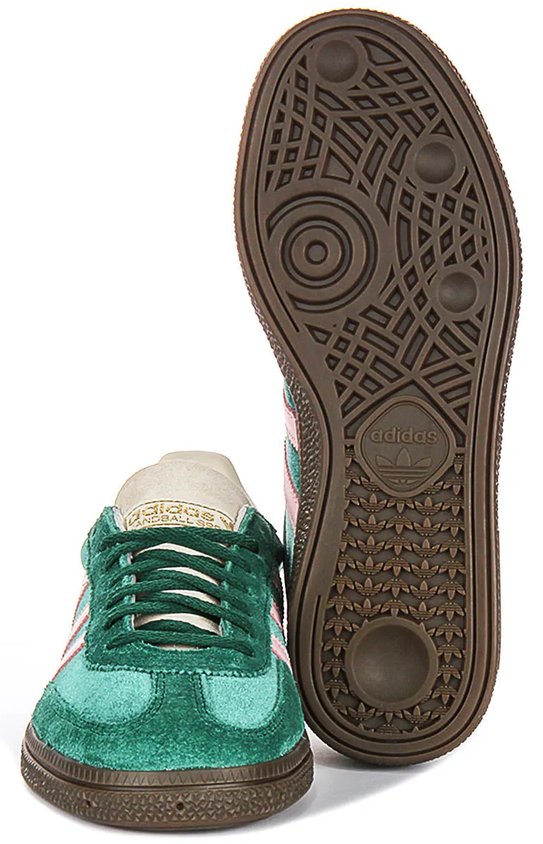 Adidas Handball Spezia In Green Pink For Women