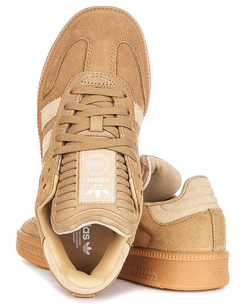 Adidas Samba OG XLG In Brown For Youth