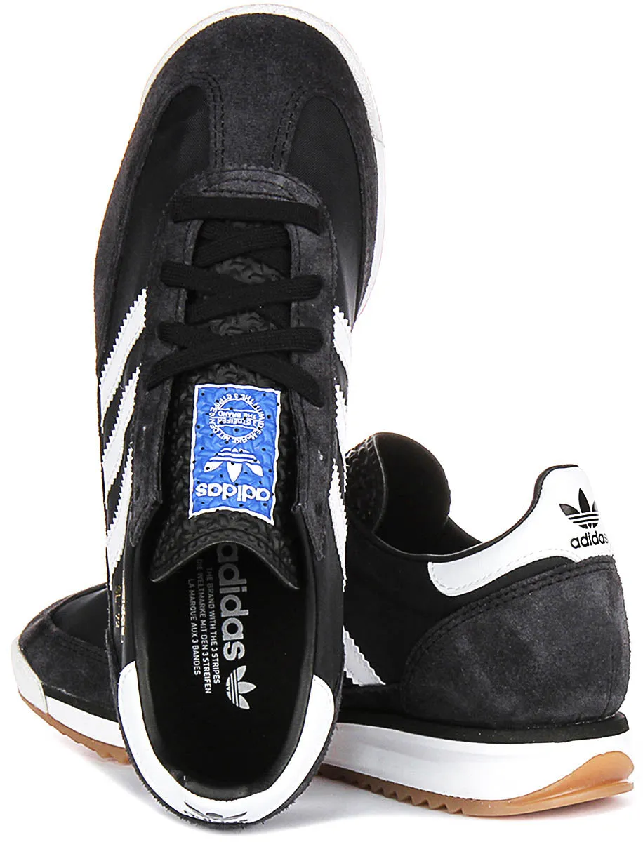 Adidas SL 72 RS J In Black White for Juniors