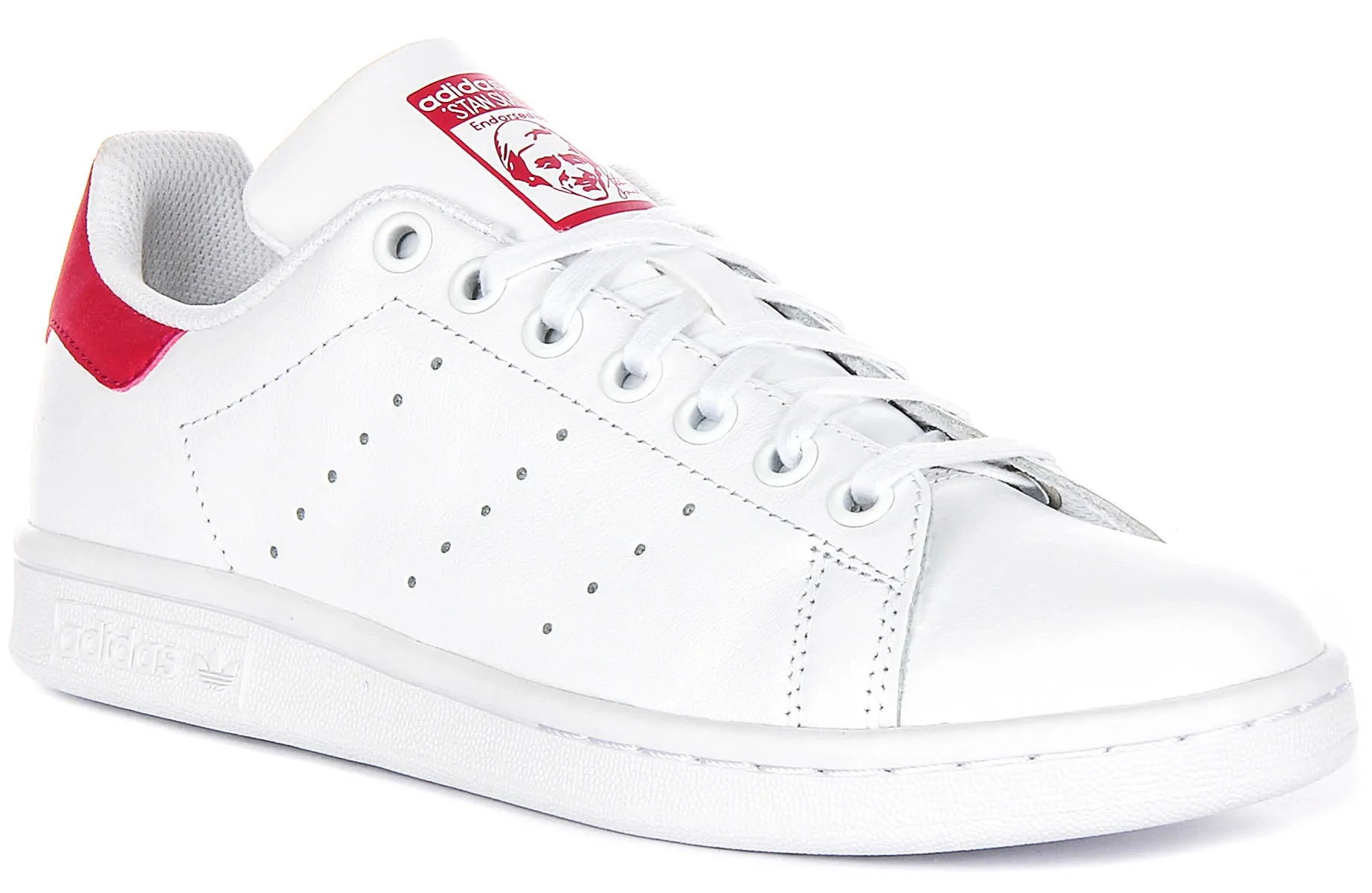 Adidas Stan Smith In White Pink for Youth