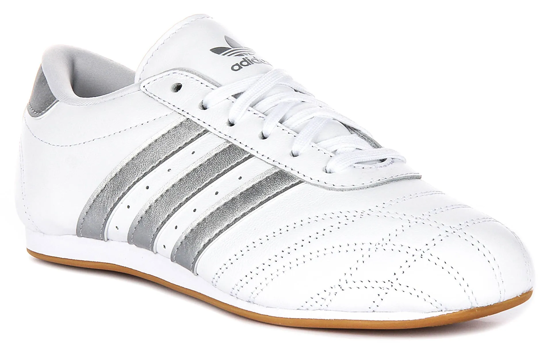 Adidas Taekwondo In White Silver For Women
