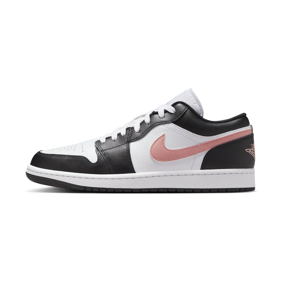 Air Jordan 1 Low 'Black Pink Rust' Men's Shoes