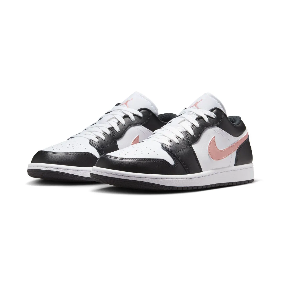 Air Jordan 1 Low 'Black Pink Rust' Men's Shoes