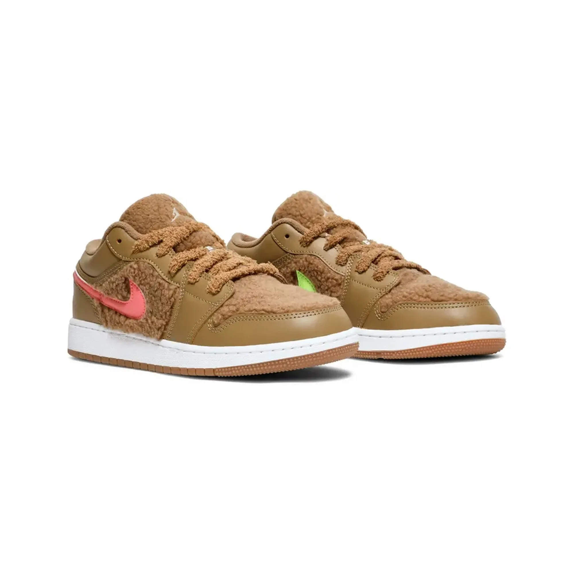 Air Jordan 1 Low Utility 'Teddy Bear' GS (2021)