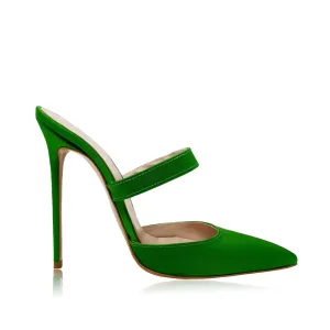 AMLIE GREEN SATIN