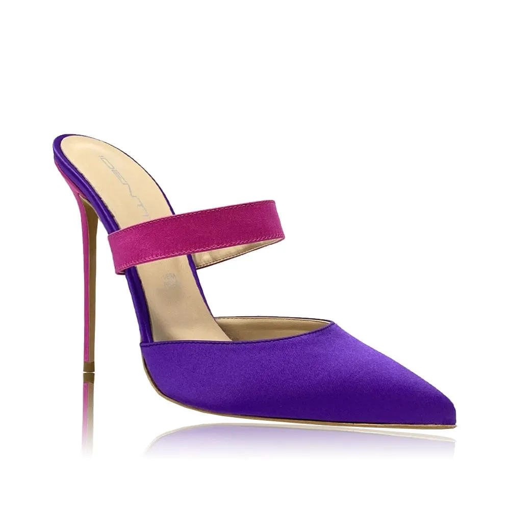 AMLIE PURPLE / FUCHSIA SATIN