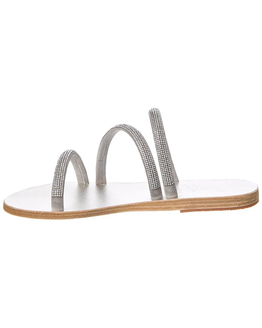 Ancient Greek Sandals Polytimi Diamante Suede Sandal