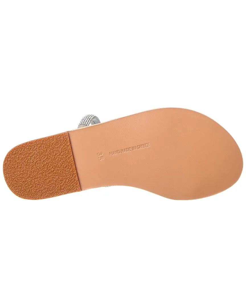 Ancient Greek Sandals Polytimi Diamante Suede Sandal