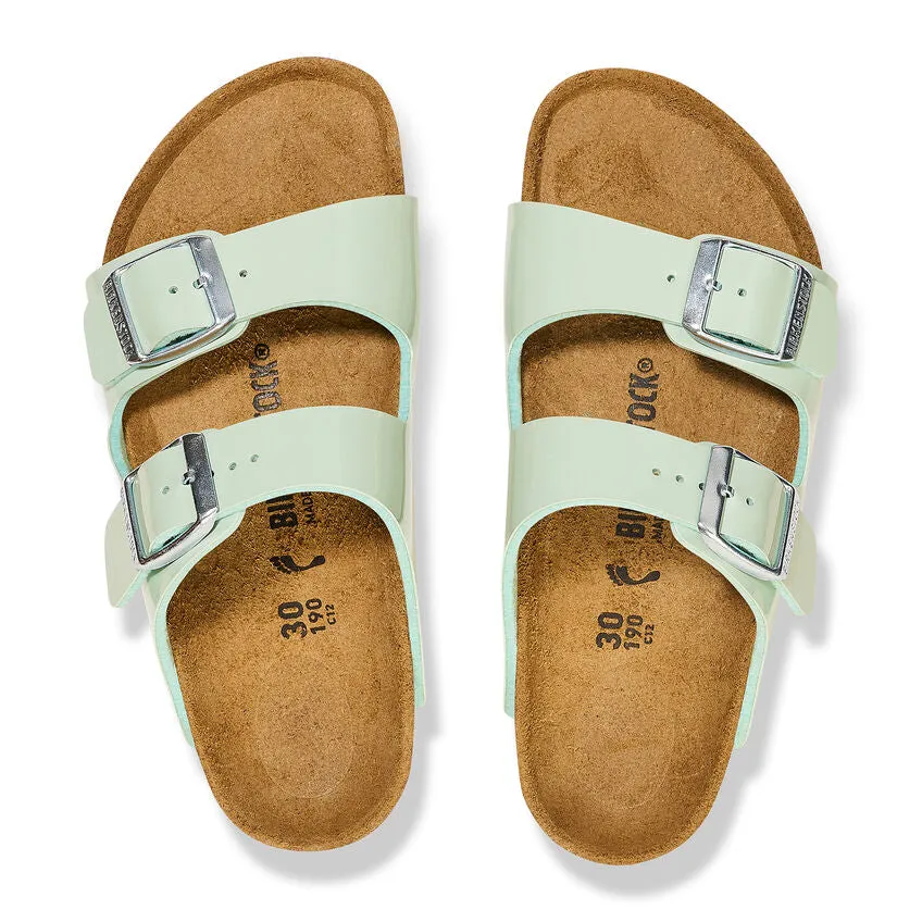 Arizona Kids - Surf Green Patent Birko-Flor||Arizona pour enfants - Birko-flor vert surf verni