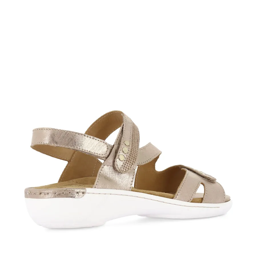 BEAUX W - PLATINO SCRATCH LEATHER