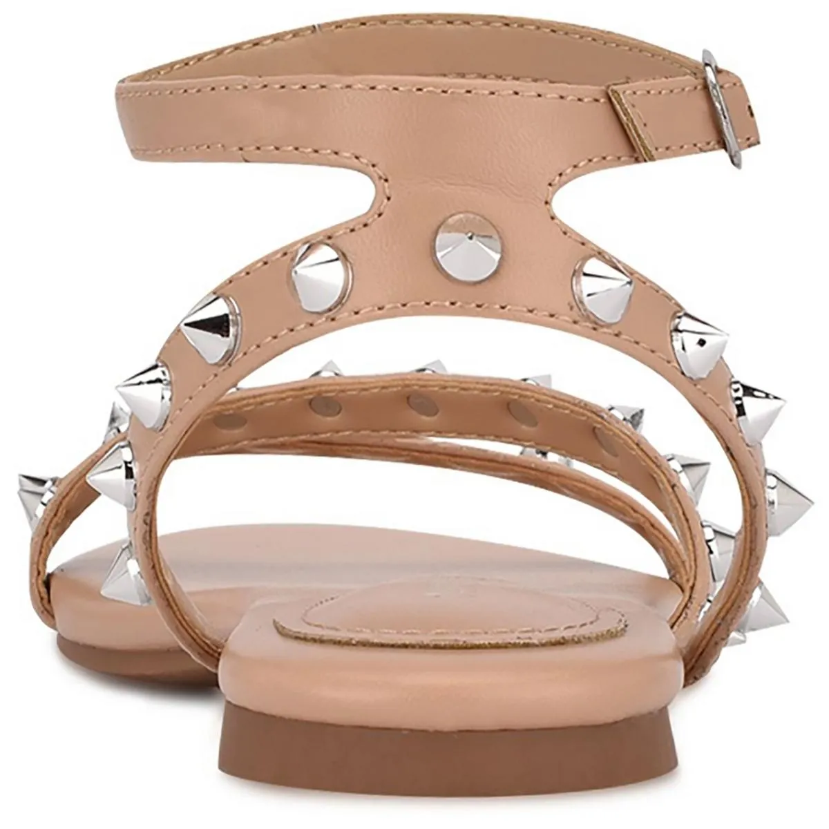 Bernie 3 Womens Studded Casual Ankle Strap