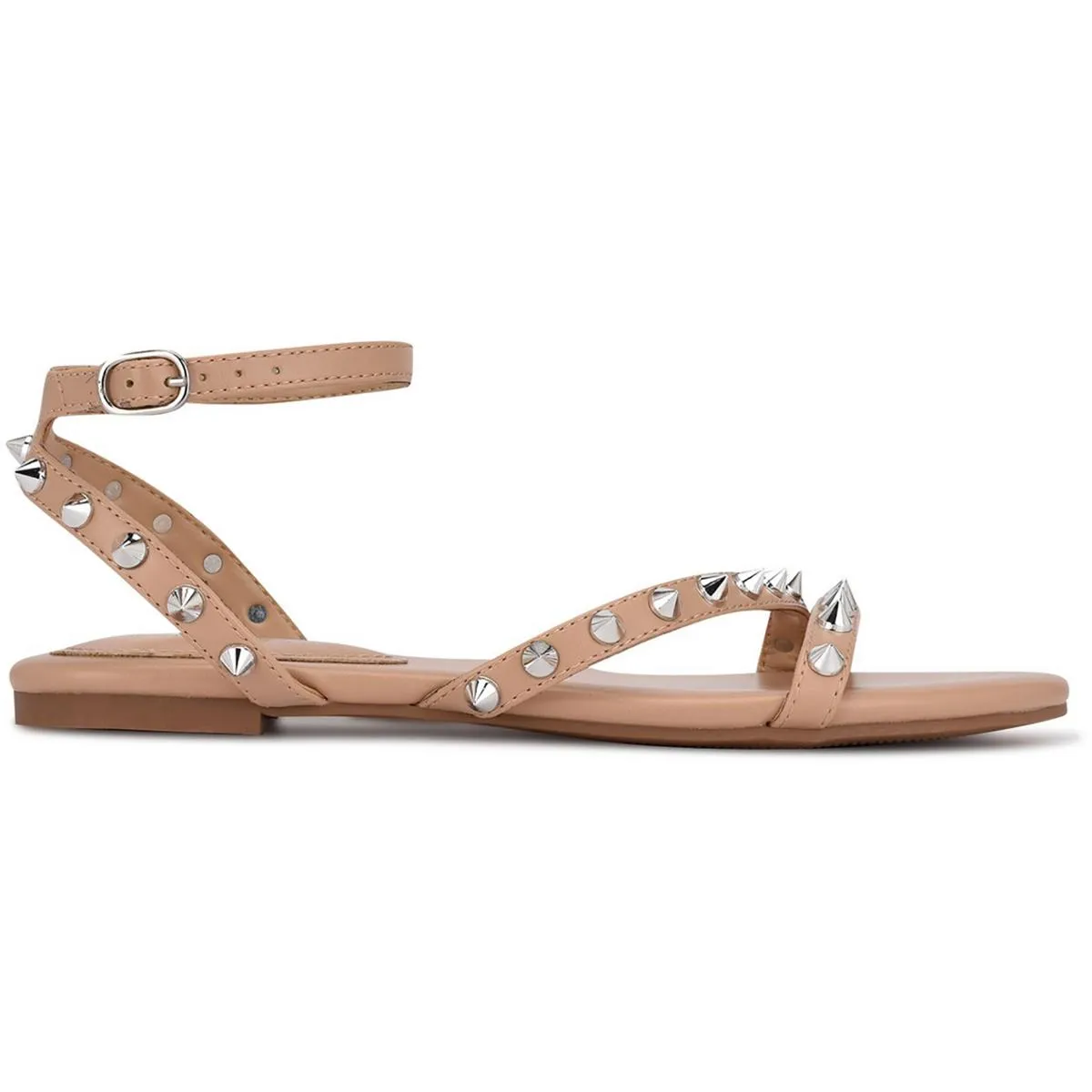 Bernie 3 Womens Studded Casual Ankle Strap