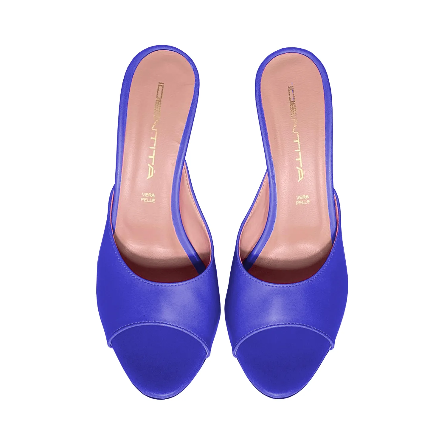 BEVERLY BLUE LEATHER