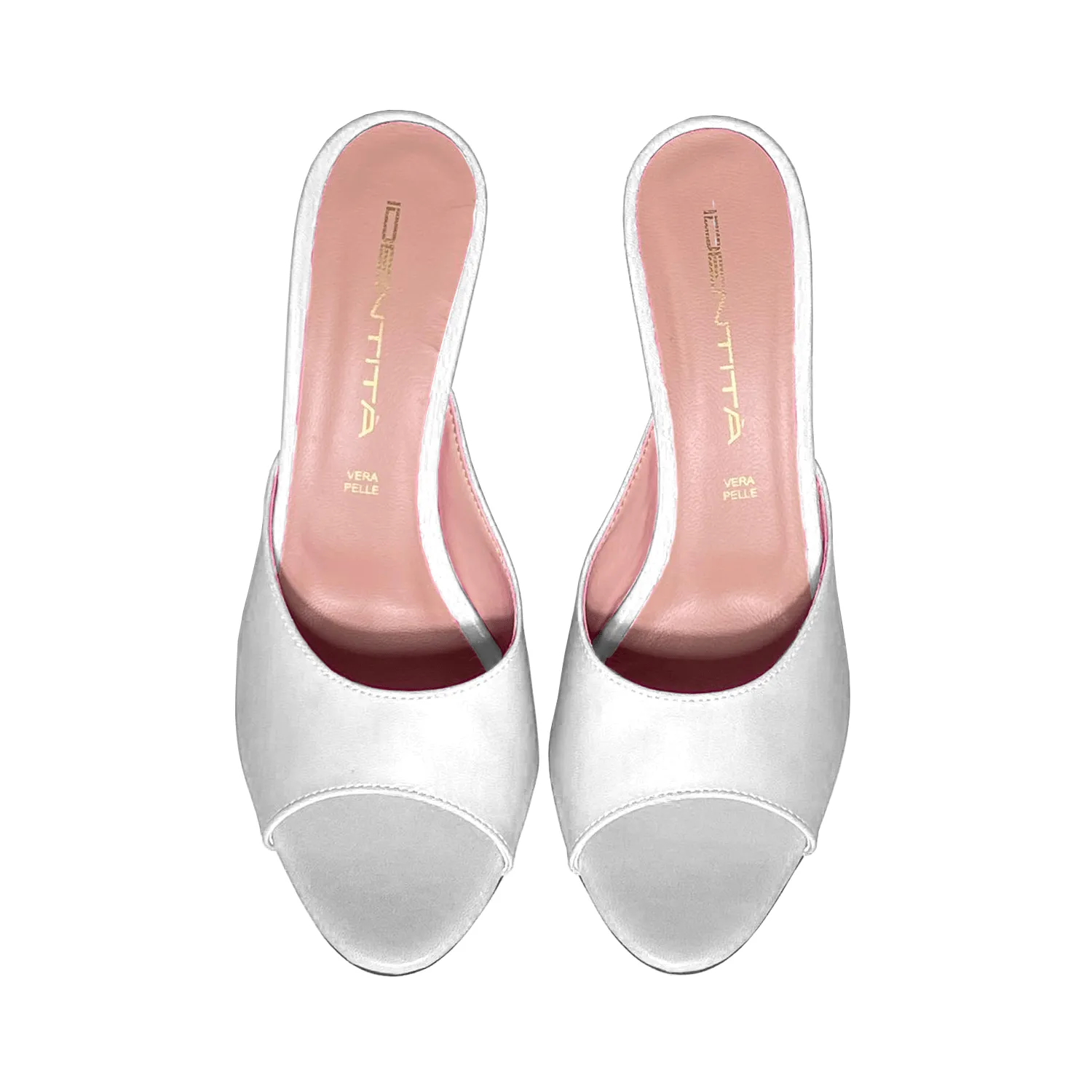 BEVERLY WHITE LEATHER