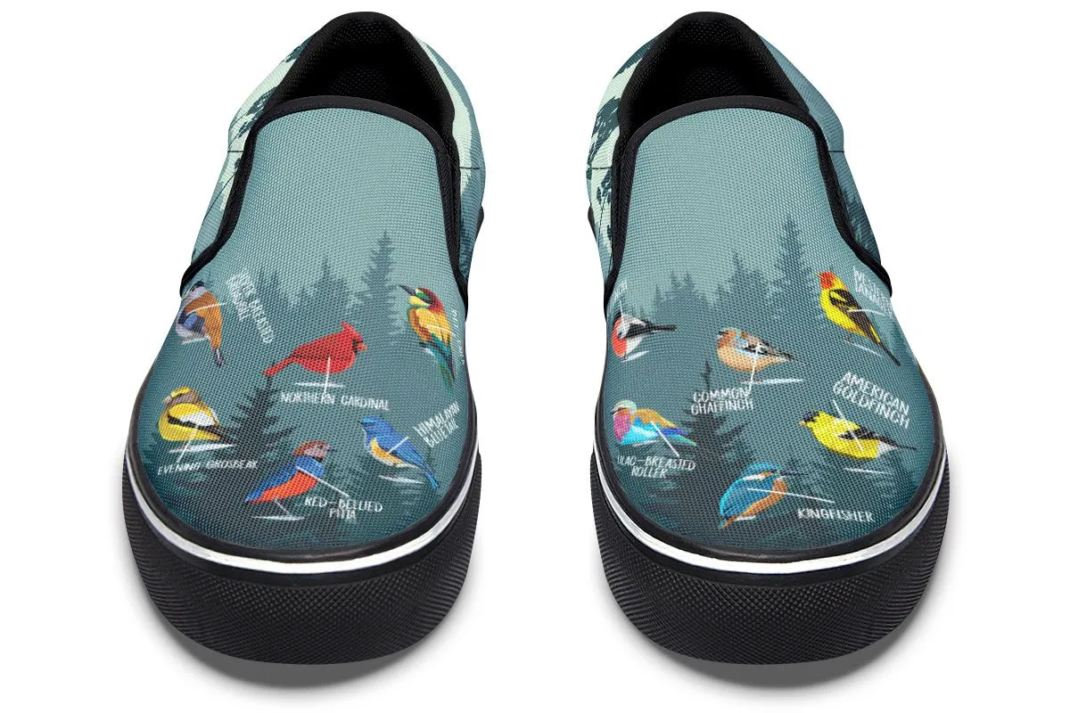 Bird Watching Slip-On Shoes