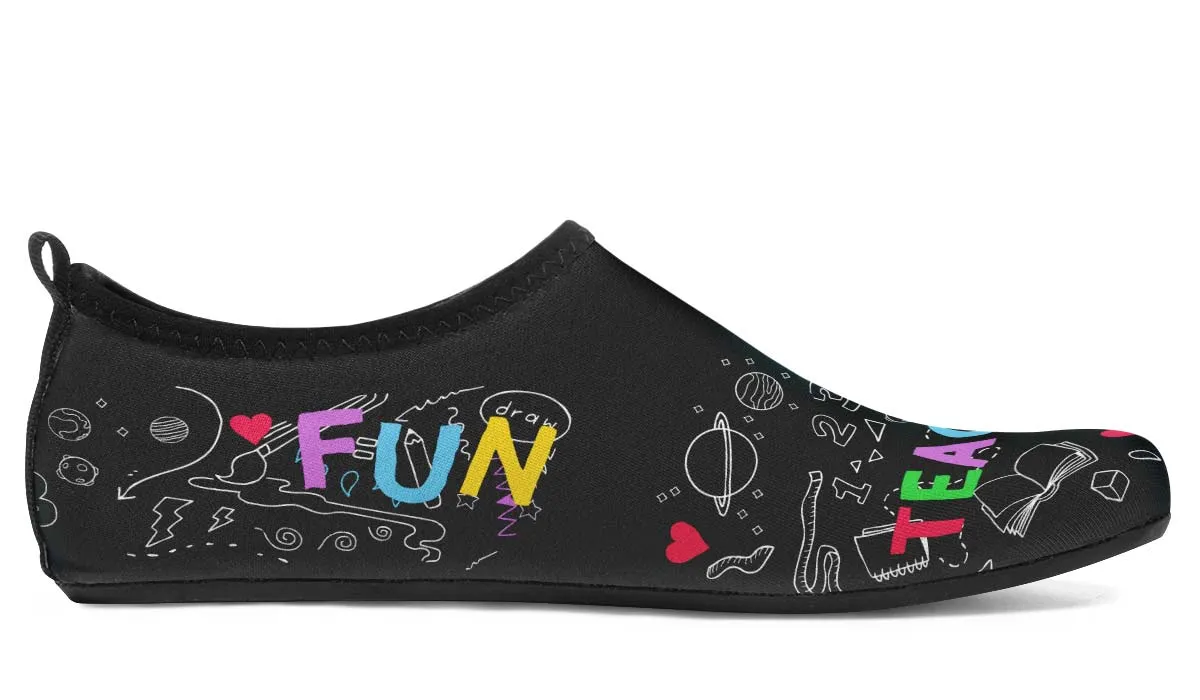 Blackboard Teacher Aqua Barefoot Shoes
