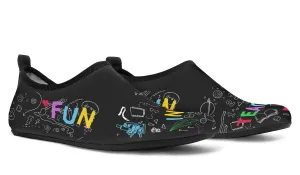 Blackboard Teacher Aqua Barefoot Shoes