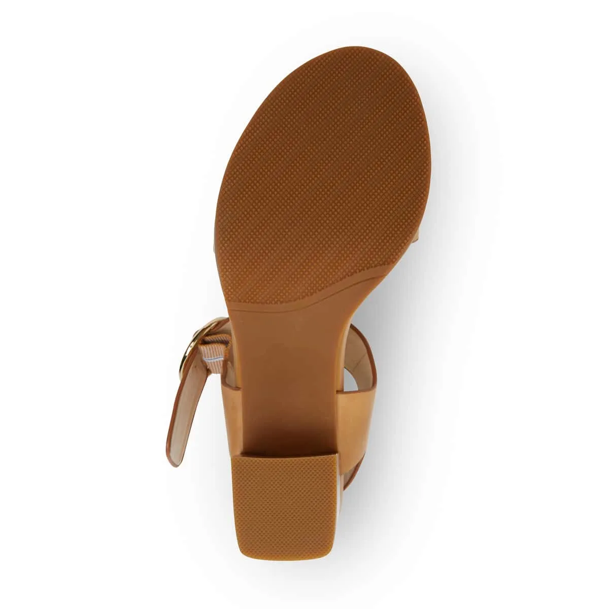 Bolivia Heel in Tan Leather