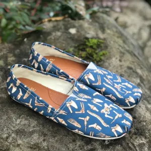 Bone Pattern Casual Shoes
