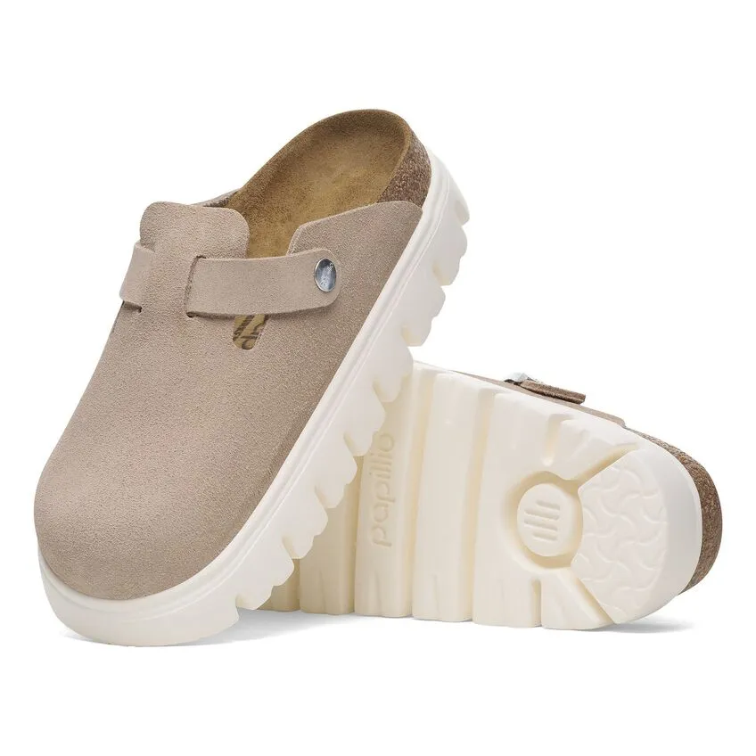 Boston Chunky - Light Rose Suede||Boston grosse semelle - Sude rose ple