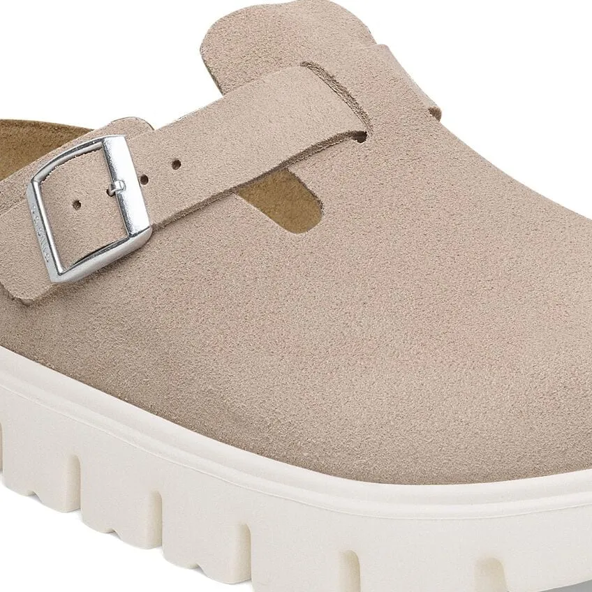 Boston Chunky - Light Rose Suede||Boston grosse semelle - Sude rose ple