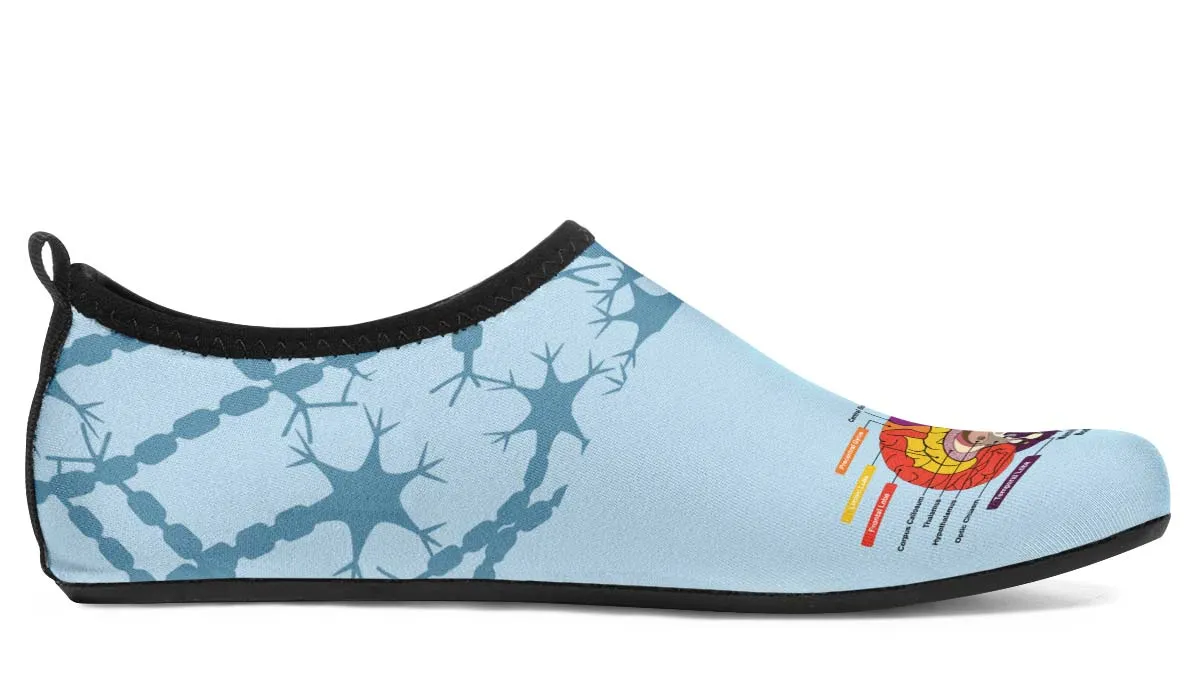 Brain Diagram Aqua Barefoot Shoes