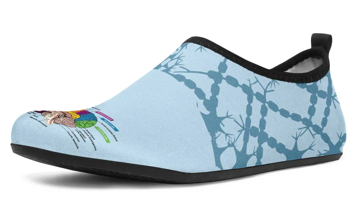 Brain Diagram Aqua Barefoot Shoes