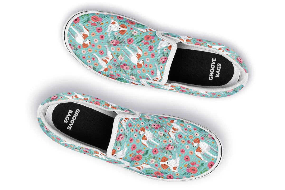 Brittany Flower Slip-On Shoes