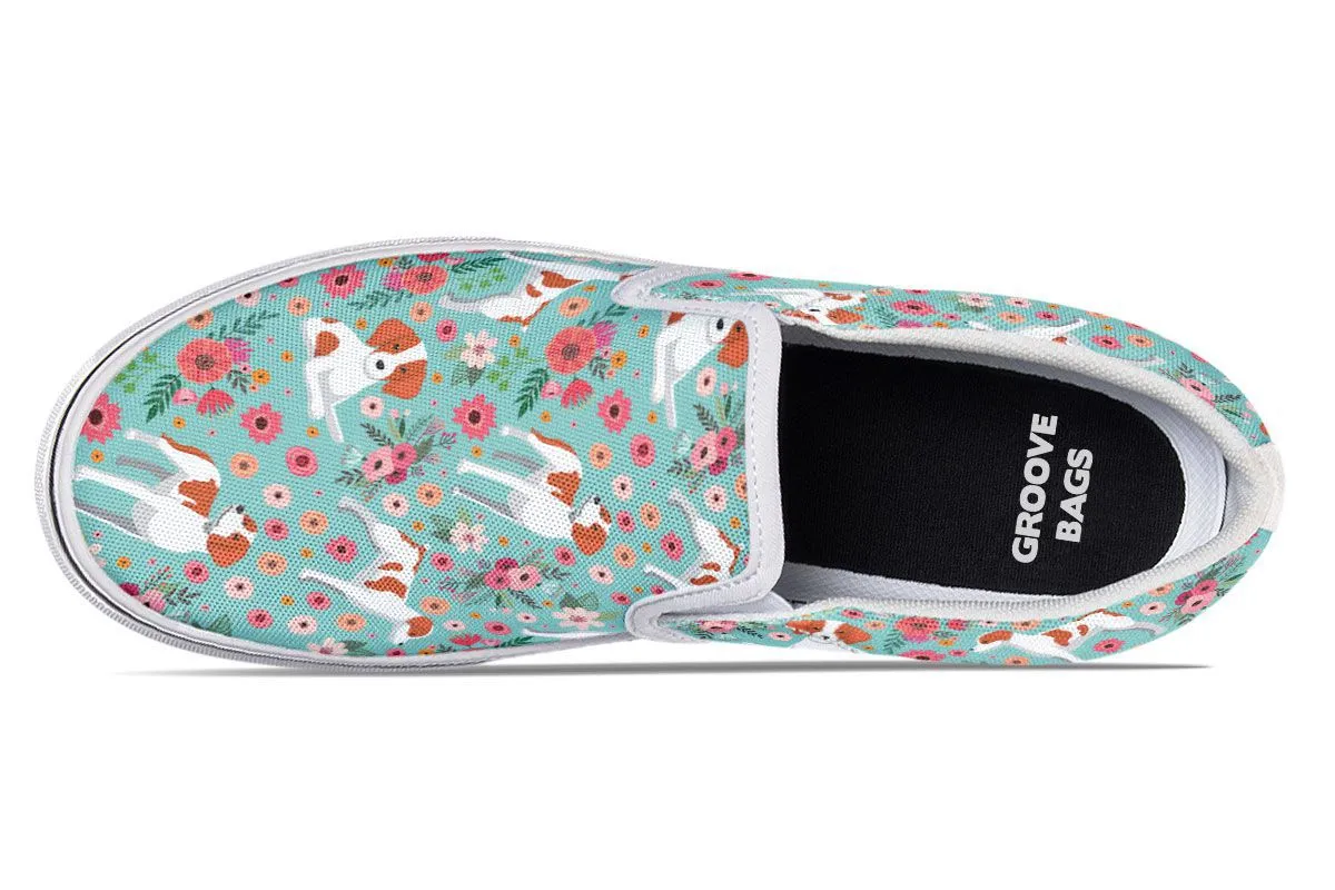 Brittany Flower Slip-On Shoes