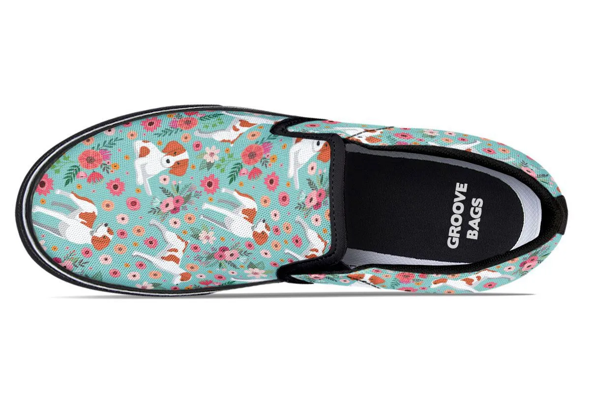 Brittany Flower Slip-On Shoes