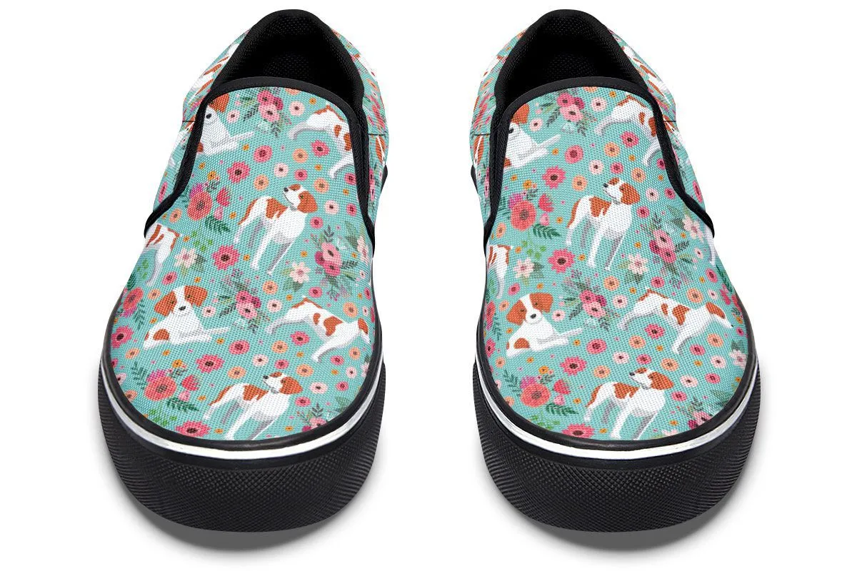 Brittany Flower Slip-On Shoes