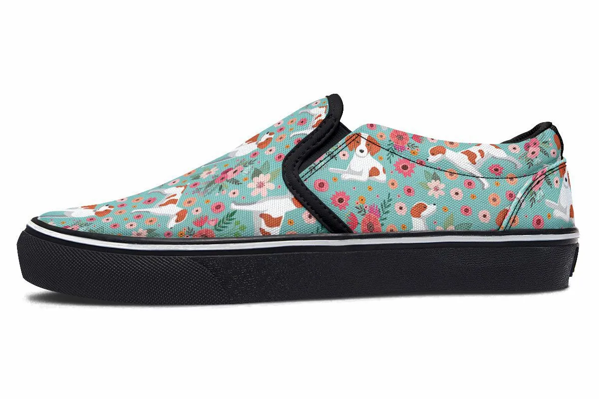 Brittany Flower Slip-On Shoes