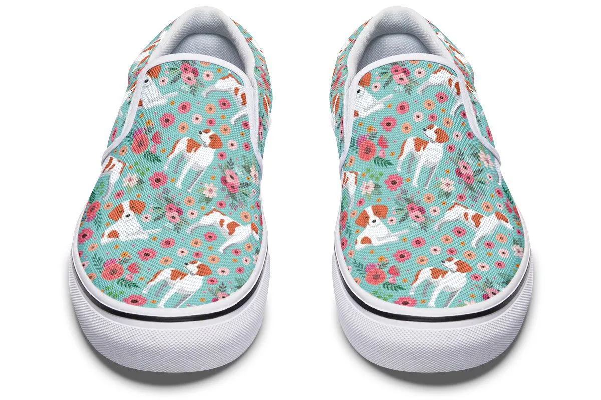 Brittany Flower Slip-On Shoes