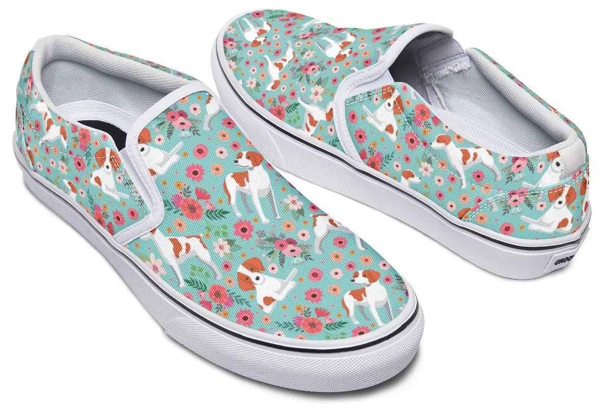 Brittany Flower Slip-On Shoes