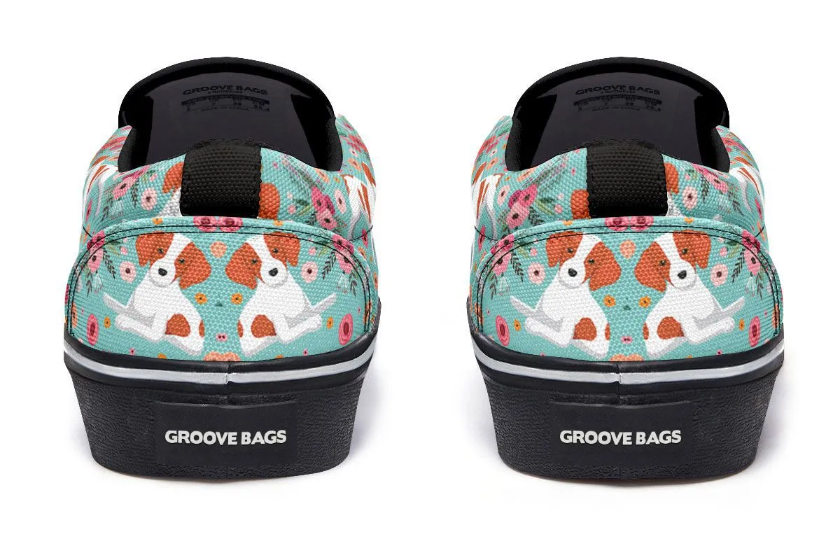 Brittany Flower Slip-On Shoes