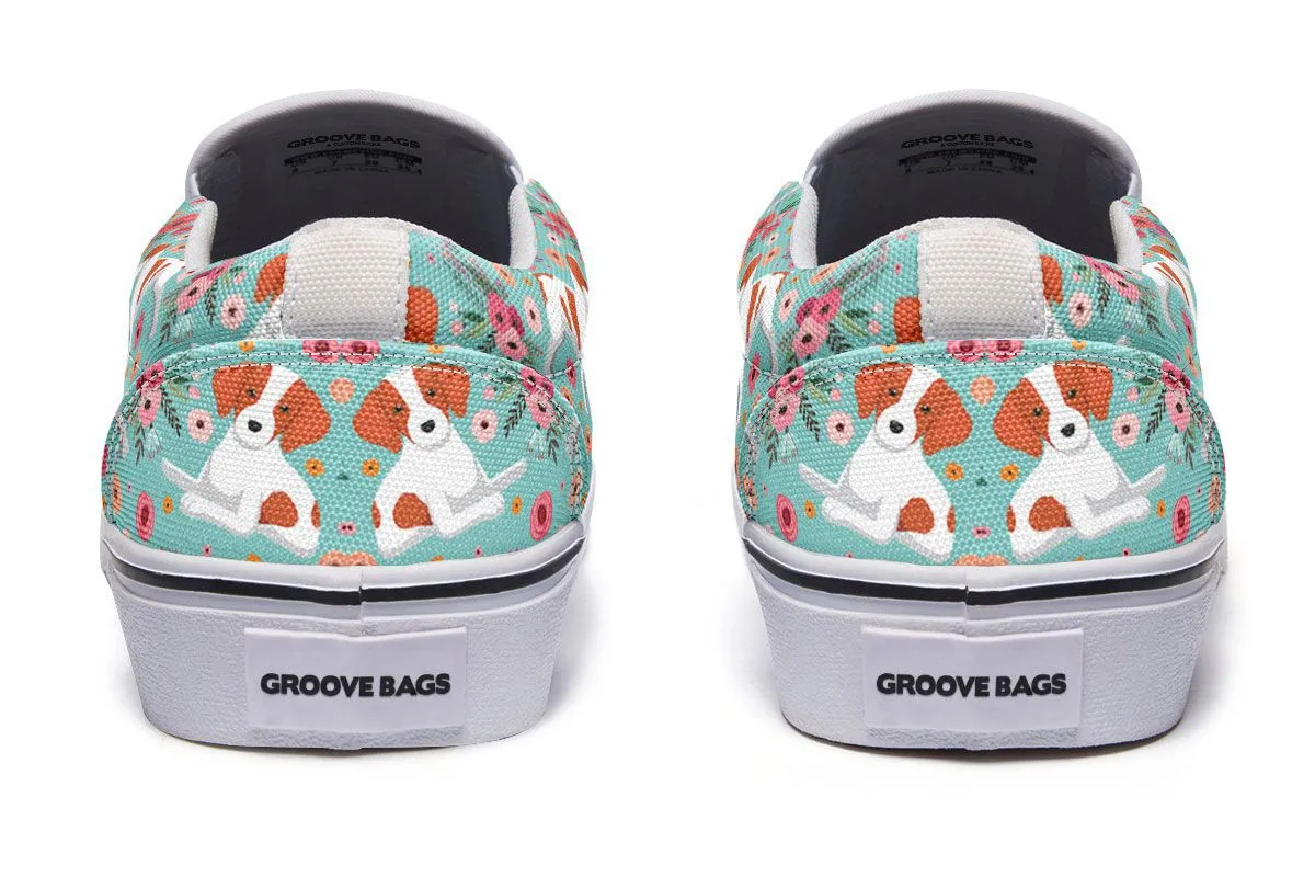 Brittany Flower Slip-On Shoes