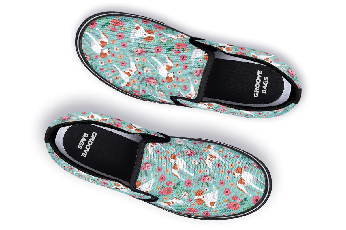 Brittany Flower Slip-On Shoes
