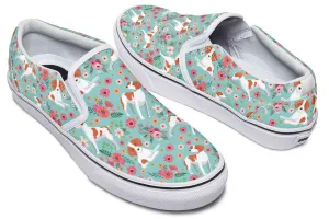 Brittany Flower Slip-On Shoes