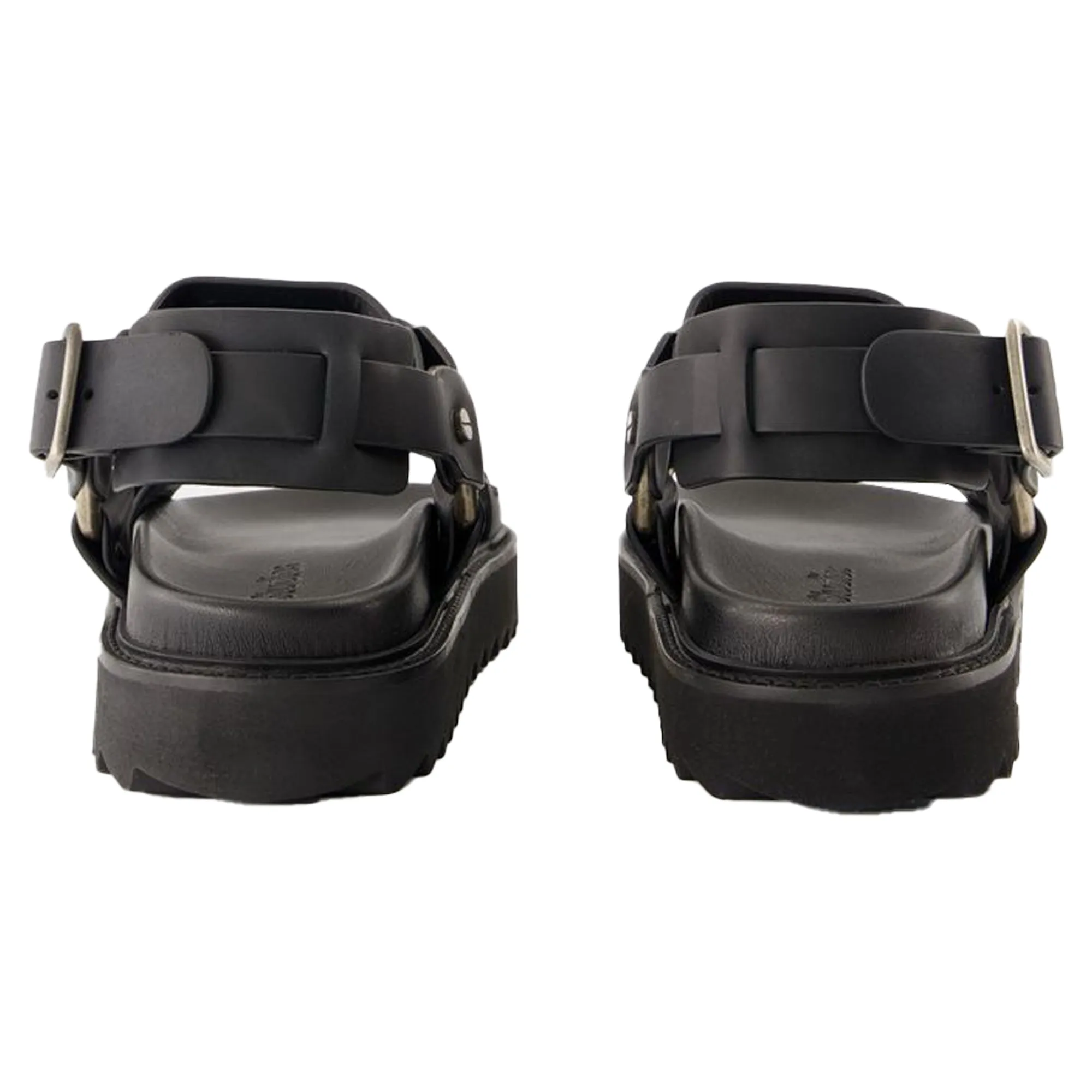 Buckle Sandals - Acne Studios - Leather - Black
