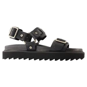 Buckle Sandals - Acne Studios - Leather - Black