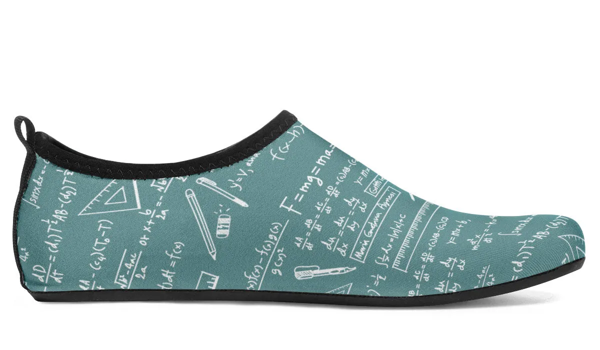 Calculus Pattern Aqua Barefoot Shoes